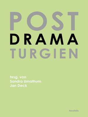cover image of Postdramaturgien